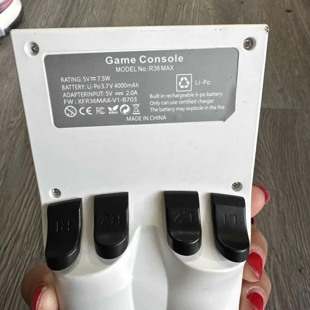 R36 Max Retro Handheld Game Console, Video Game Console with 64G